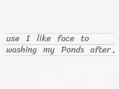 Like, need, want + infinitive