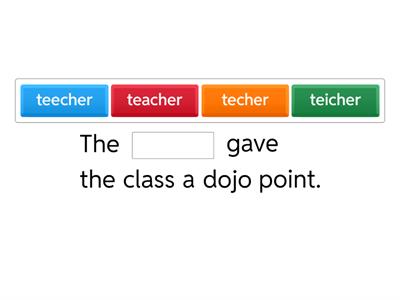 Choose the correct spelling 