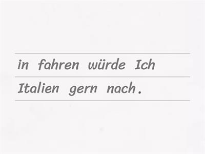 Sätze mit "würde" A1.2 Menschen Lektion 24