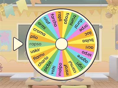 Drill rapide2: Lecture de 2syllabes