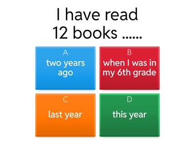Present Perfect vs Past Simple (Kahoot related)