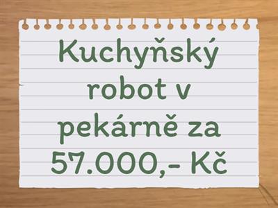 DRUHY MAJETKU: Určete, zda se jedná o DM nebo OM. ÚJ má stanovený finanční limit 55.000 Kč pro DM.