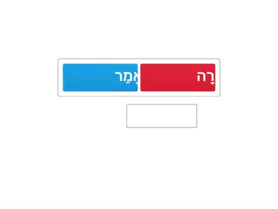 זכר /נקבה -חזרה על קריאה