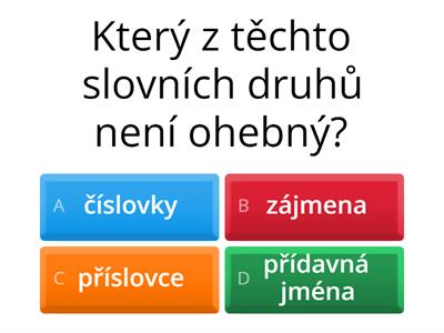 Čeština kvíz