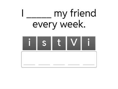 Spelling test 1- Entry 2