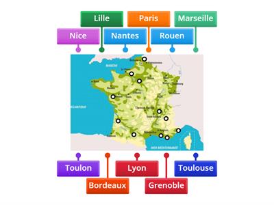 Les grandes villes françaises