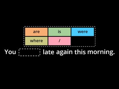 Početni 2- Lesson 1 Late to work- FILL IN THE GAPS: