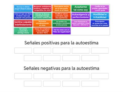 ¿ Cómo está tu autoestima ?  