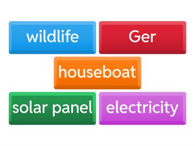 Vocabulary Week  5 and 6