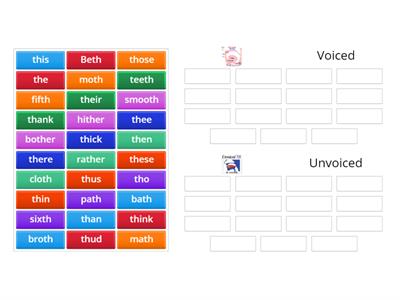 Voice and Unvoiced /th/