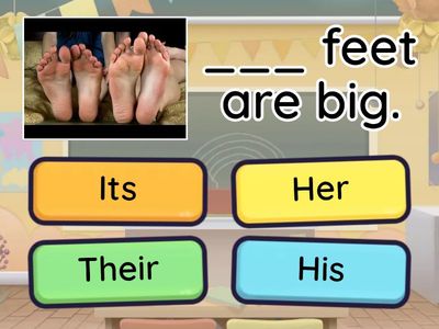 Possessive Adjectives (his, her, its & their)