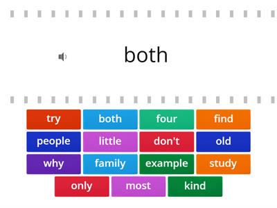 UFLI HFW: Review: Lesson 072-076
