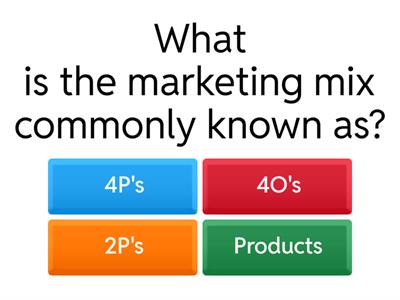  Marketing Quiz ocr