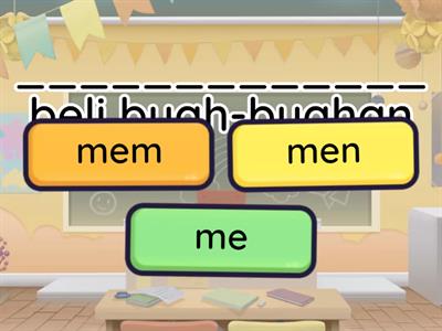 KATA BERIMBUHAN AWALAN TAHUN 1