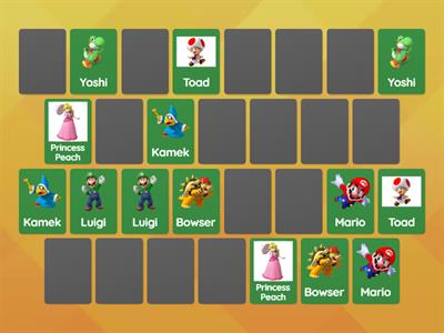 Mitchell  Mario Matching Game