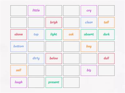 Antonyms 
