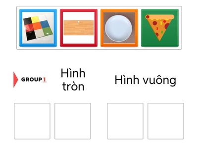 Nhận biết hình tròn hình vuông