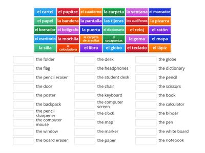 Classroom & School Objects