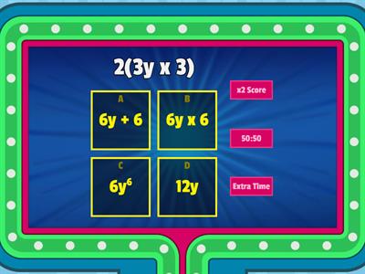 Solving equasions using the distributive property! 