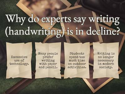 The decline of writing: How is the quality of writing on decline in this digital age?