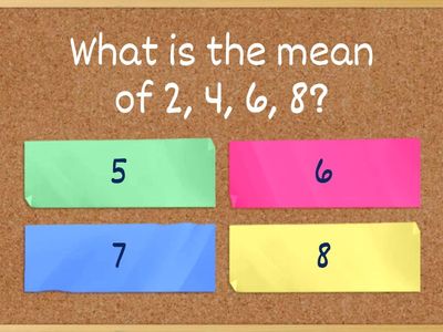 Mean, Median, Mode & Range