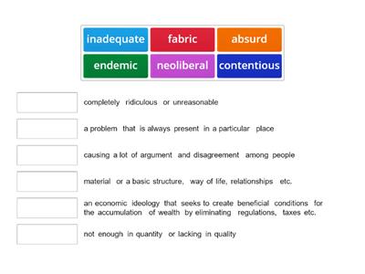 Unit 11 Vocab part 4