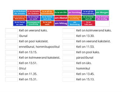 Kapitel 5 - Teema 1 (kellaaeg, ööpäev)