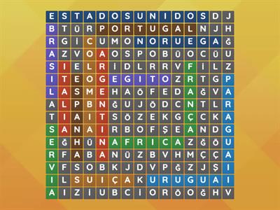 caça palavra de seleçao