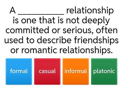 Quiz: Relationships