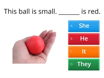 Eric Subject, Object Pronouns