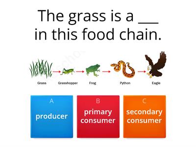 J.C. science Ecology quiz