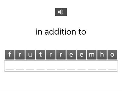 14. with definition clues