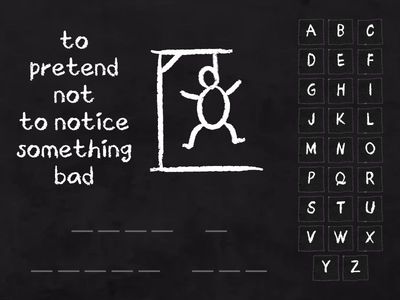 Outcomes U 10 idioms hangman