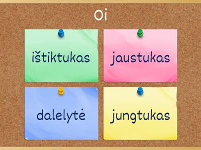 Kalbos dalys 8 kl.