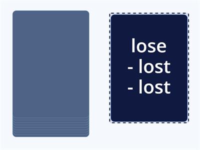 Set n°3 - Irregular verbs - Pronunciation