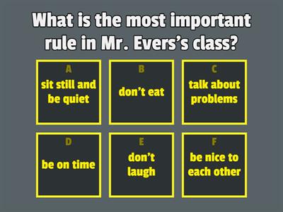 Quiz - Class Rules