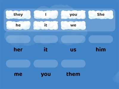 Subject/ Object Pronouns