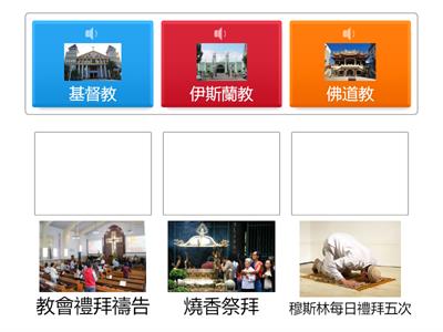 認識不同的宗教特色