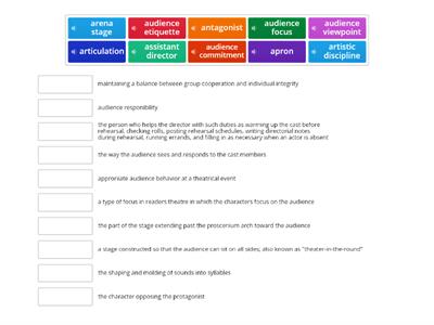 Theater Vocab 12