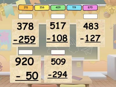 Subtraction with Regrouping