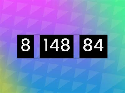 Put the Numbers in Order (Greatest to Least)