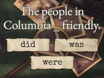 Past Simple (did + was/were)