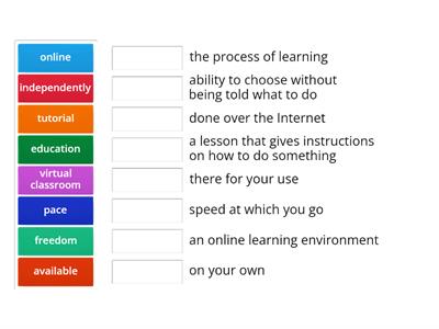 Vocabulary G8 U1 L 5-6