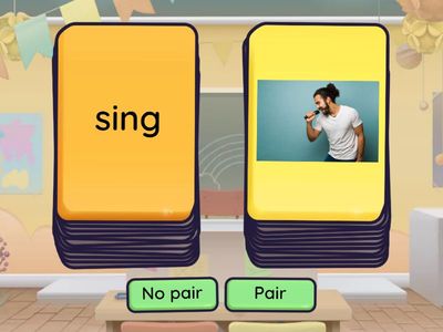 action verbs, is it a pair? 