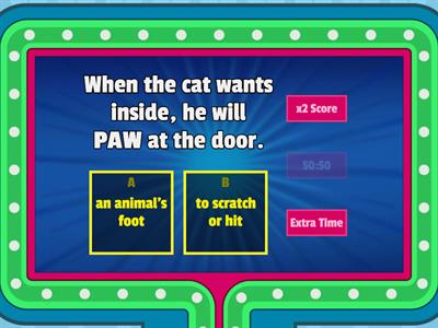 Multiple Meaning Words