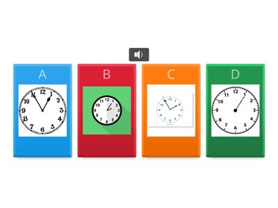 time 5 minutes intervals (listening) (analogue)