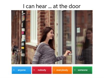 THINK B1 U4 INDEFINITE PRONOUNS QUIZ