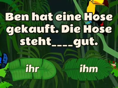 Personalpronomen im Dativ