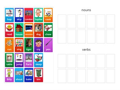 Nouns and verbs