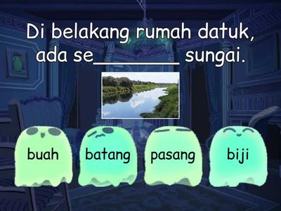 P2 Penjodoh Bilangan @ buah, biji,  ekor, batang, helai, kuntum, bilah, pasang (10kuiz)